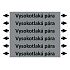 Značení potrubí ISO 20560, vysokotlaká pára